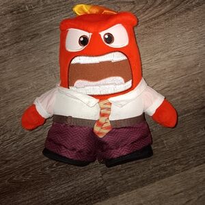 Inside out angry small plushie